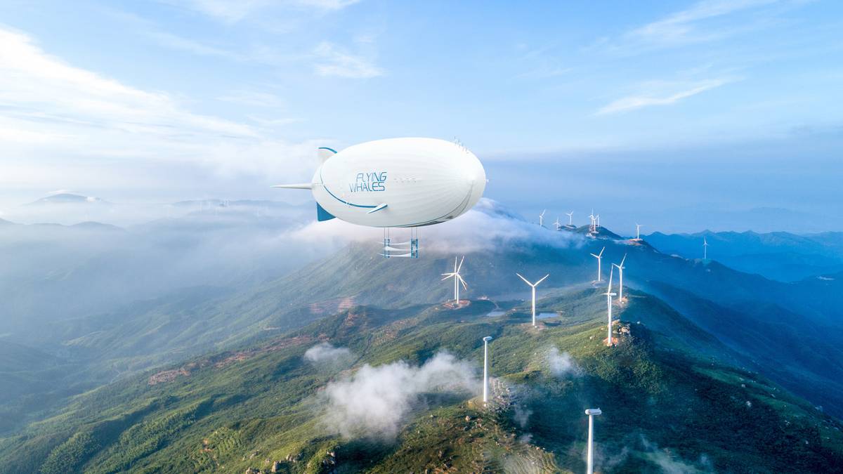 Airships will carry wind turbines to the mountains – NRK Vestland