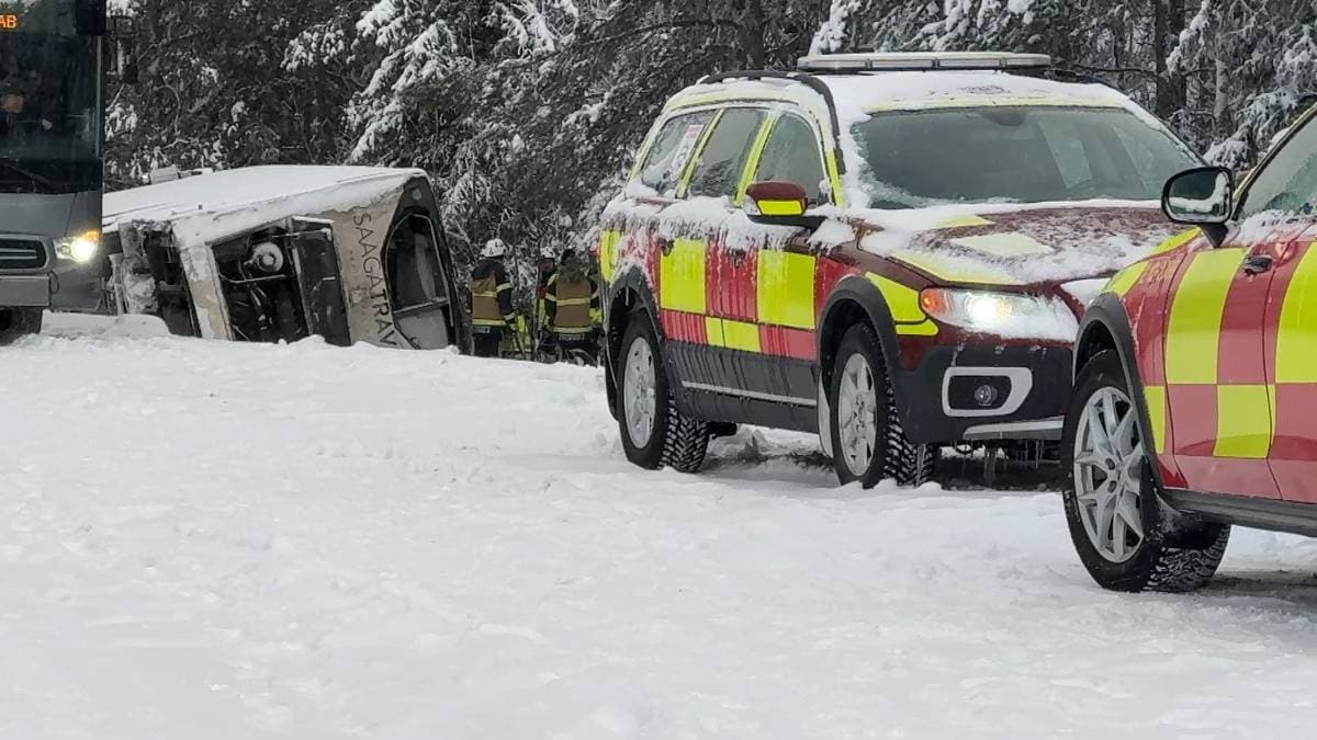 Bussulykken i Sverige: Norske studenter var om bord
