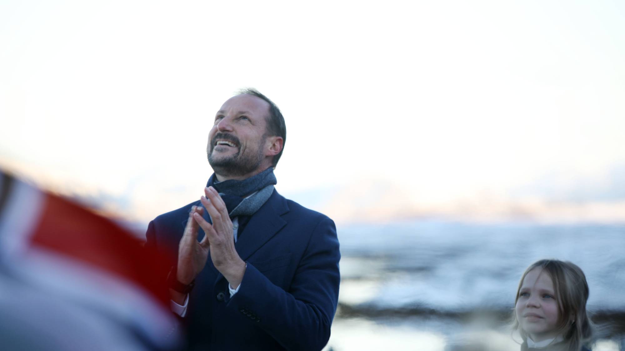 Daværende kronprins Haakon på Andøya Space