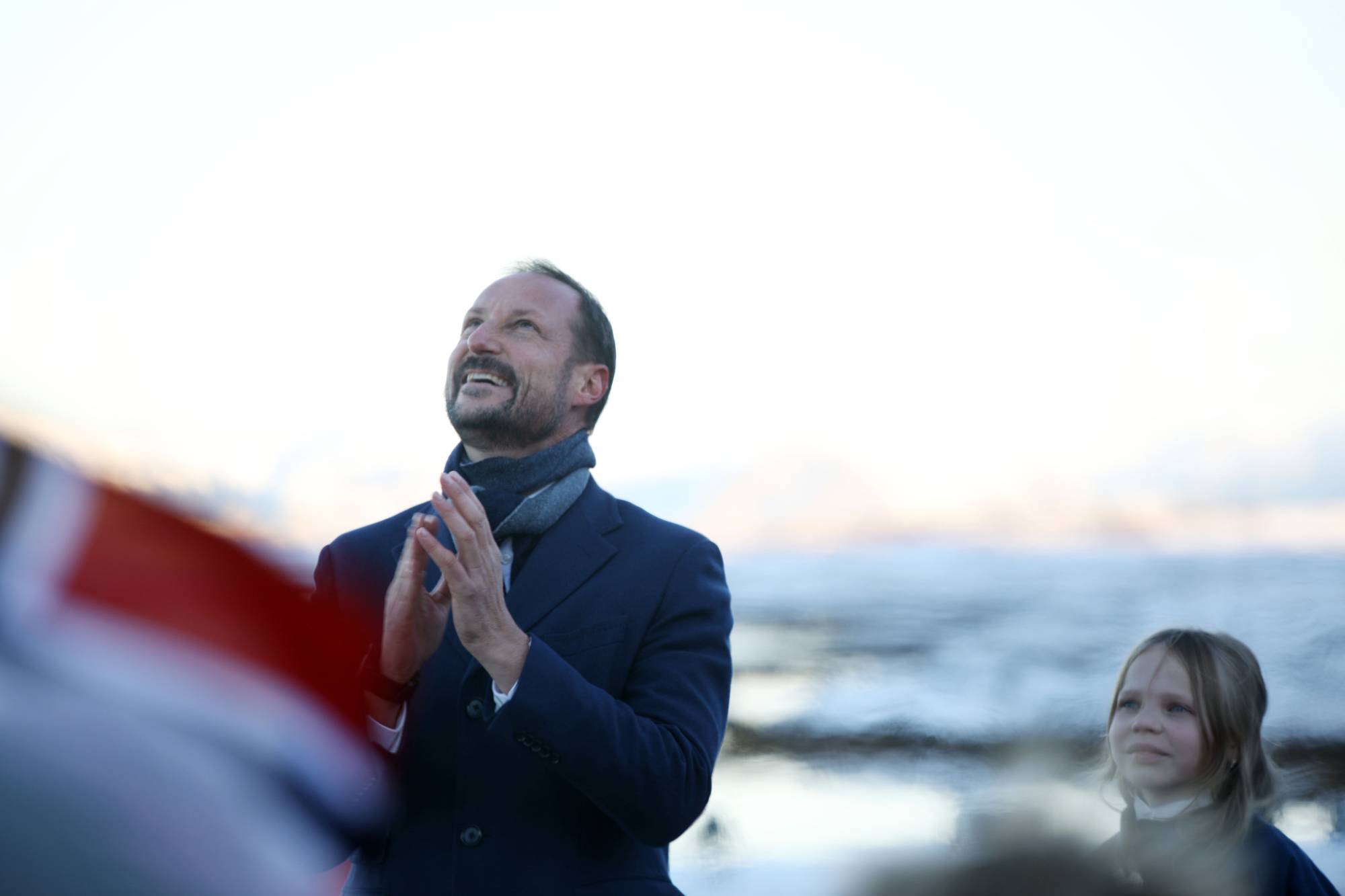 Daværende kronprins Haakon på Andøya Space