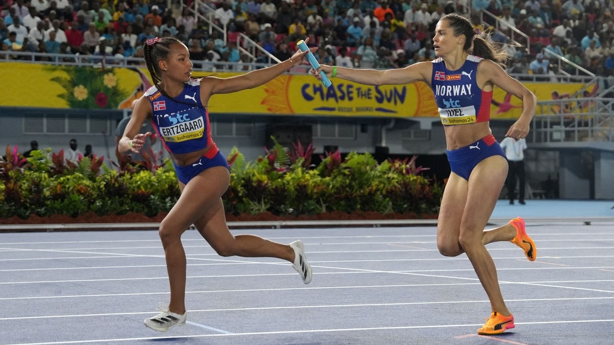 Stafettkvinnene sikret ny rekord i finalen på Bahamas