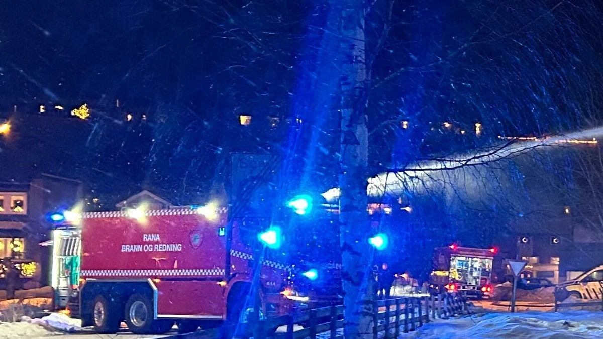 Én person funnet omkommet etter brann i omsorgsbolig Rana