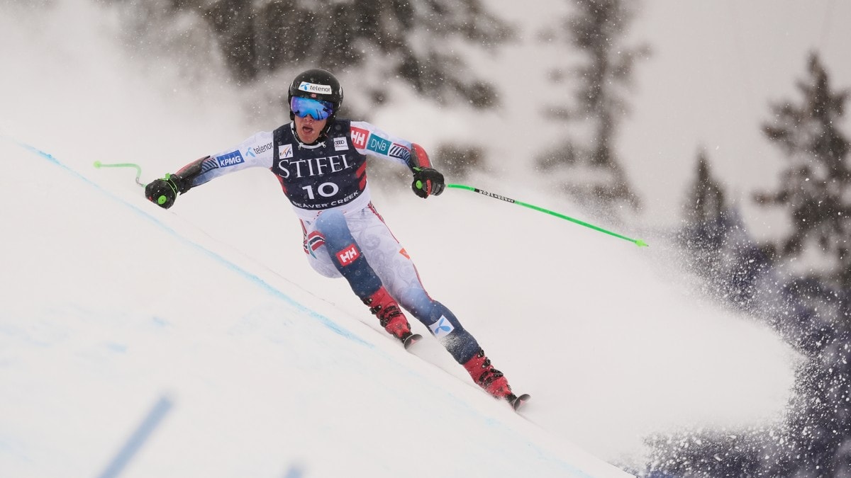 Fredrik Møller med alpinbragd i snøkaos og vindkast i Beaver Creek – Kilde kjørte ut