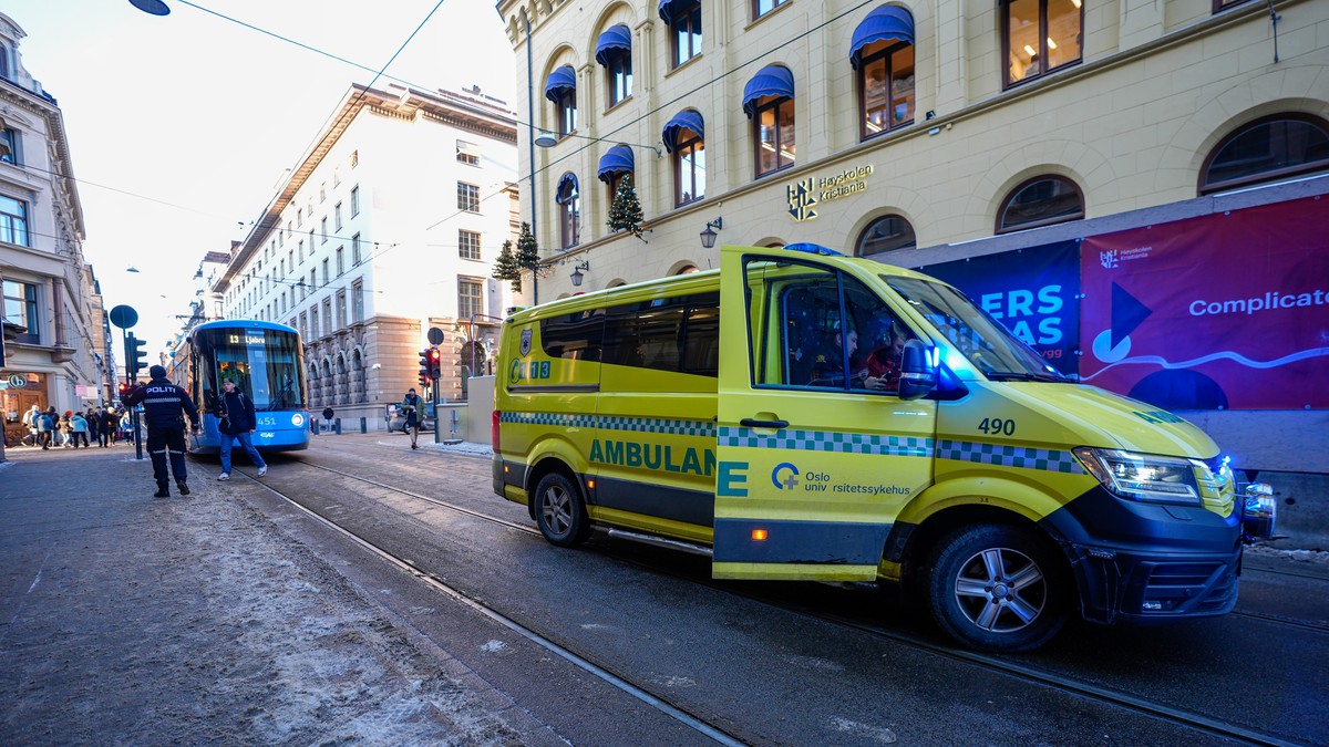 Kvinne påkjørt av trikk i Oslo