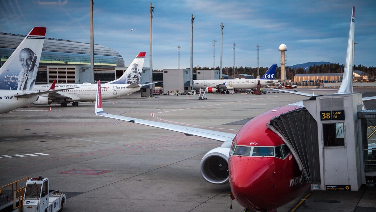 Droner stanset innflyging til Oslo lufthavn