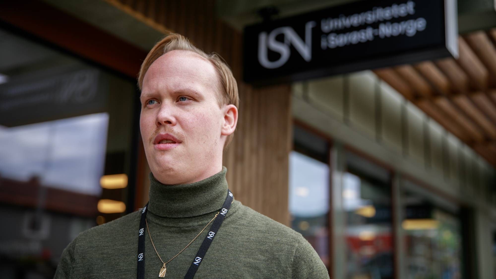 Blinde Frode Stenrud føler seg diskriminert av Universitetet i Sørøst ...