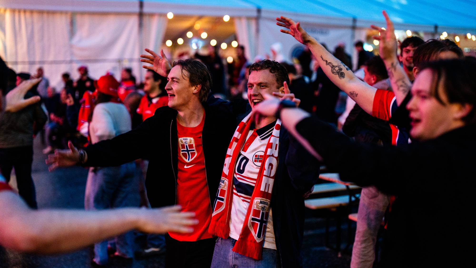 Jubel på VM-fest i Bergen