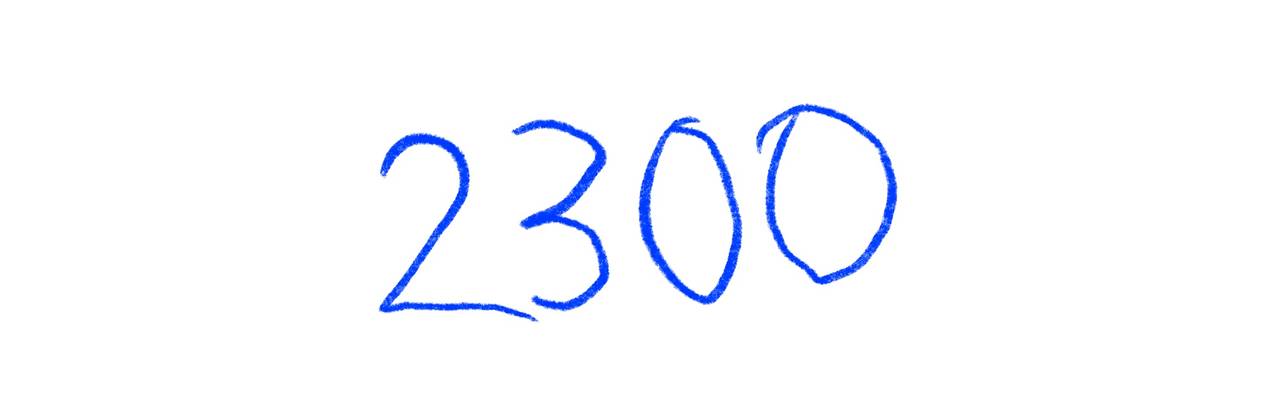 2300