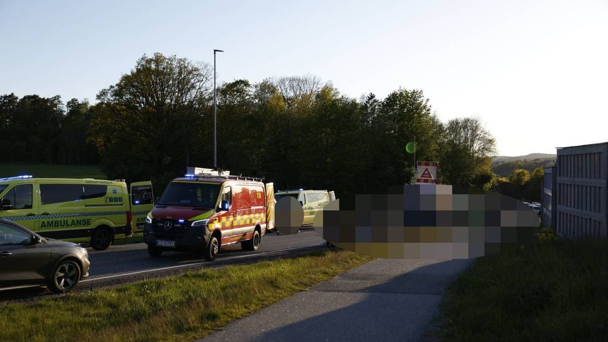 Alvorlig MC-ulykke i Larvik