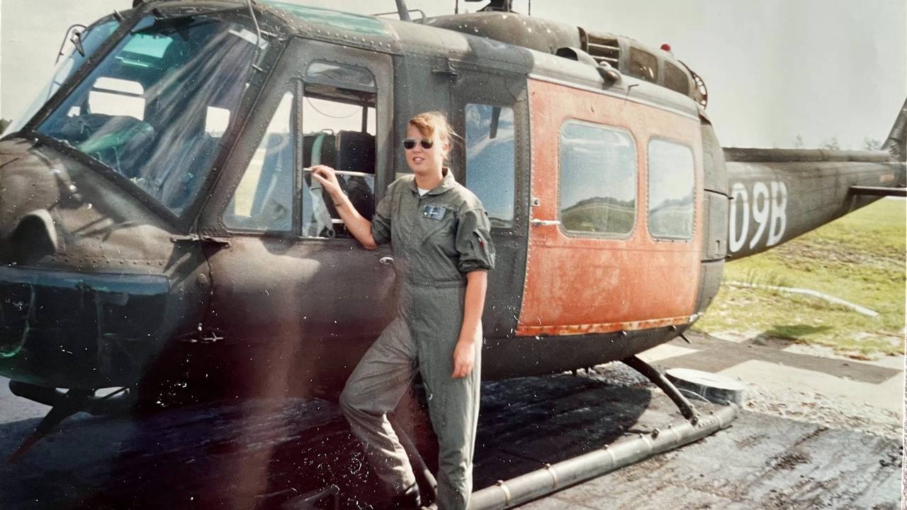 Line Svingen på flyskolen i USA