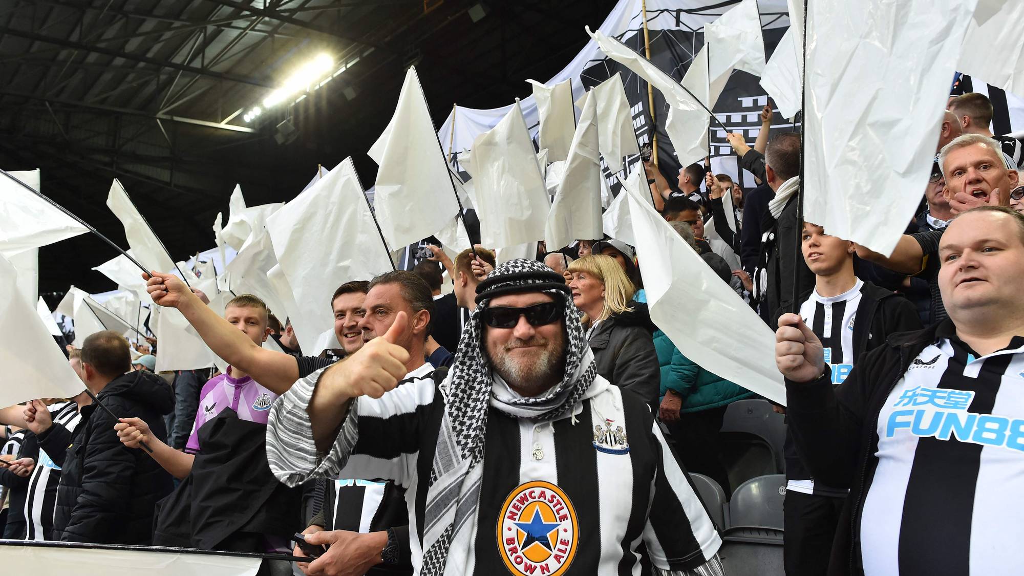 Newcastle-supporter