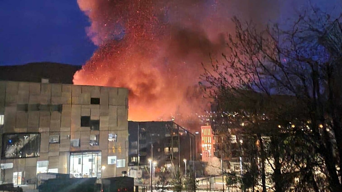 Brann i avfalls­anlegg i Bergen – evakuerer student­bustader