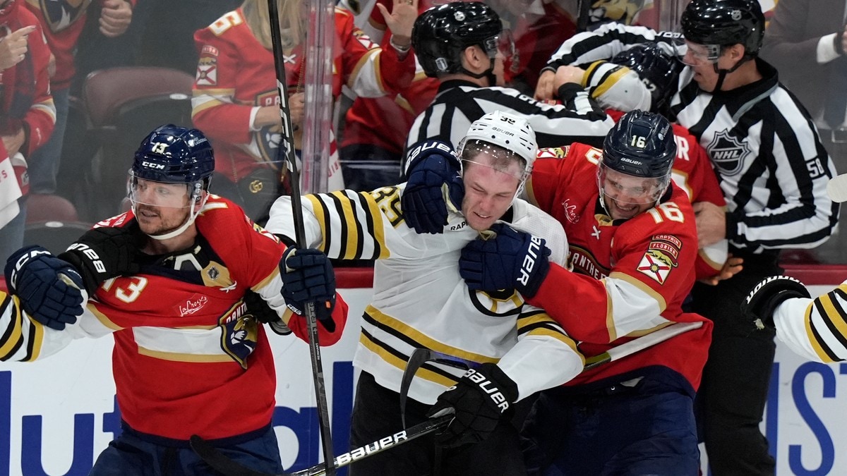Hete hoder og bråk i NHL-kamp