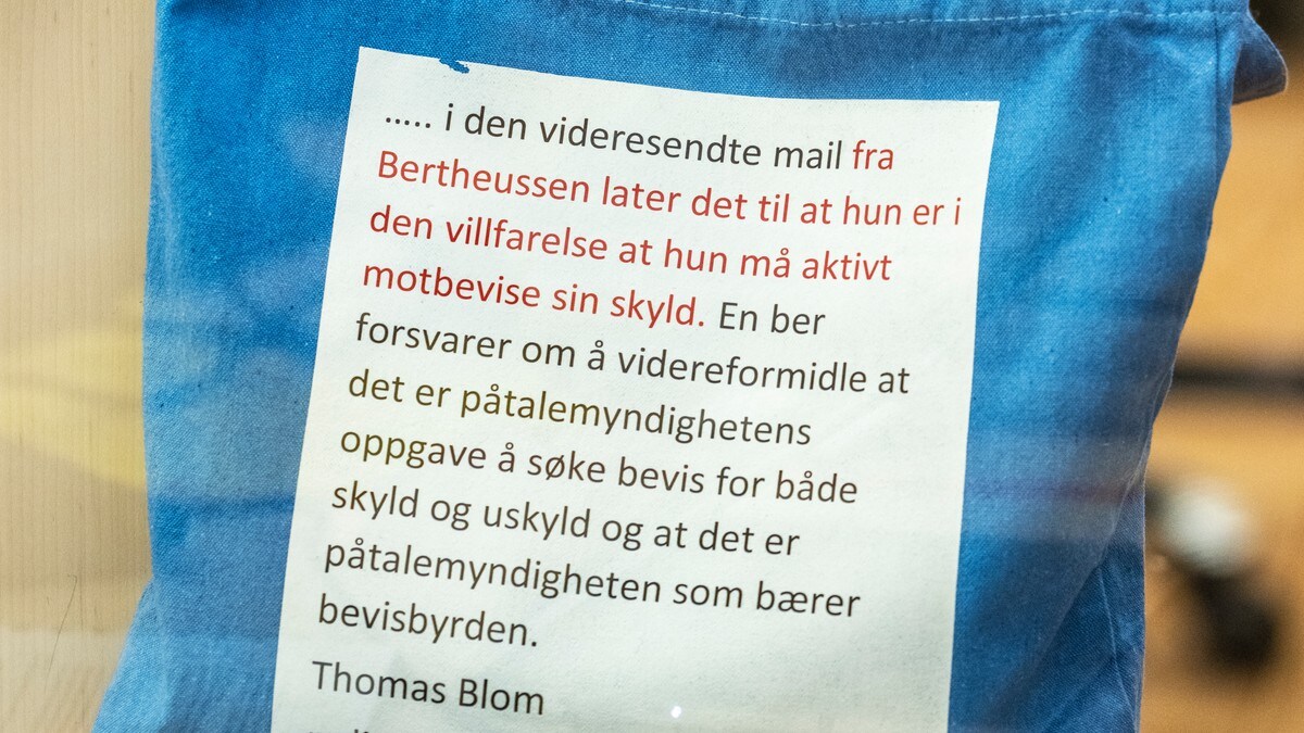 Bertheussen med veske melding </div>
</div>
</div>
<div class= Laila Anita Bertheussen Selger «Bertheussen veske»