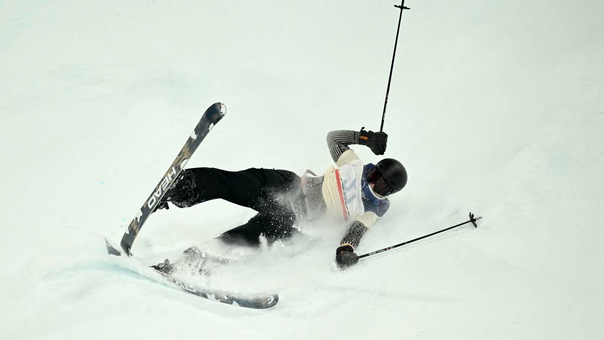 Sandra Eie bommet i Big Air-kvalifiseringen