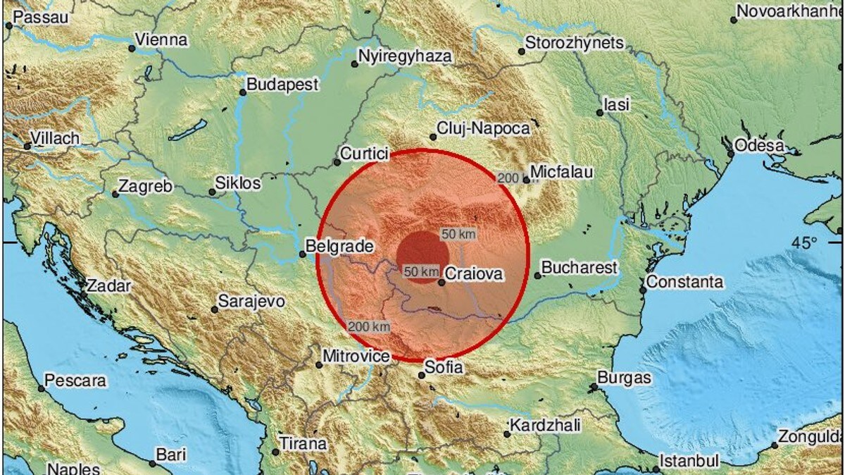 Jordskjelv i Romania