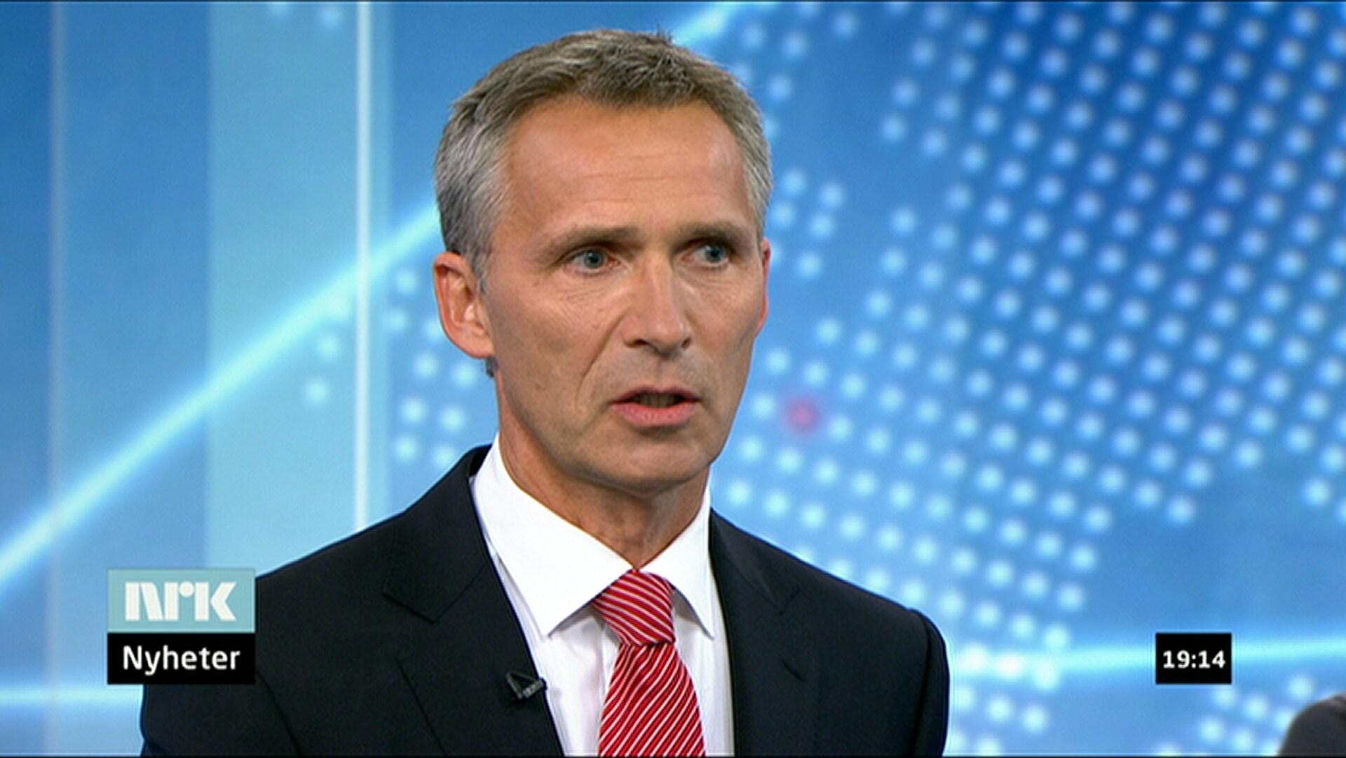 Jens Stoltenberg i Dagsrevyen – NRK