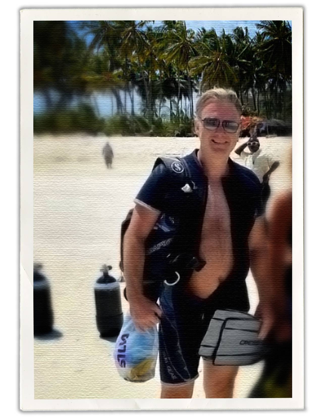 Jan Helge på stranda