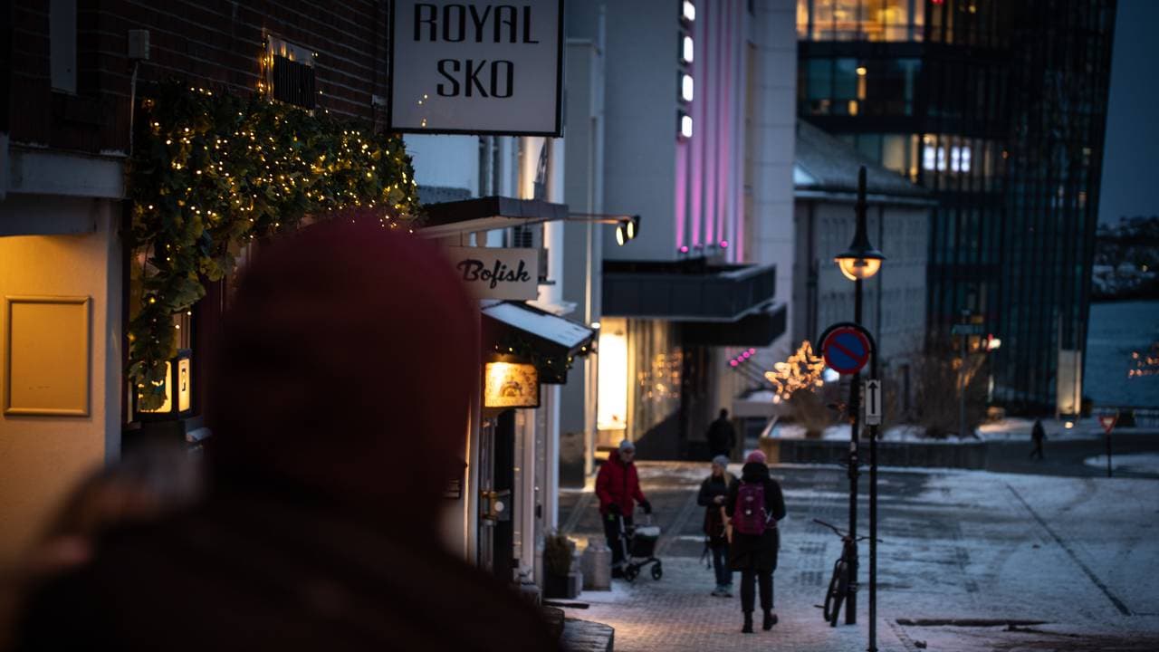 Bodø sentrum ved Glasshuset