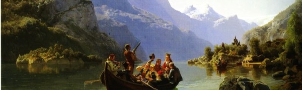 Brudeferden i Hardanger