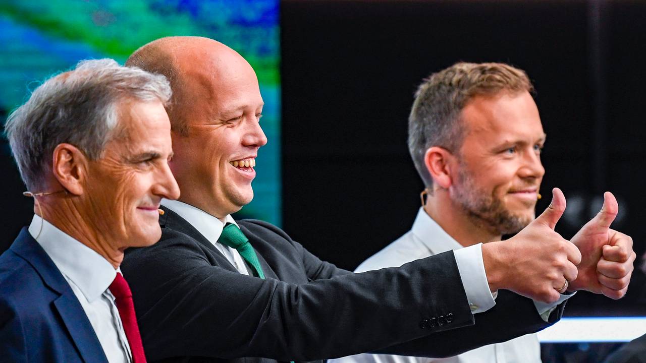 Partilederdebatt i TV2.