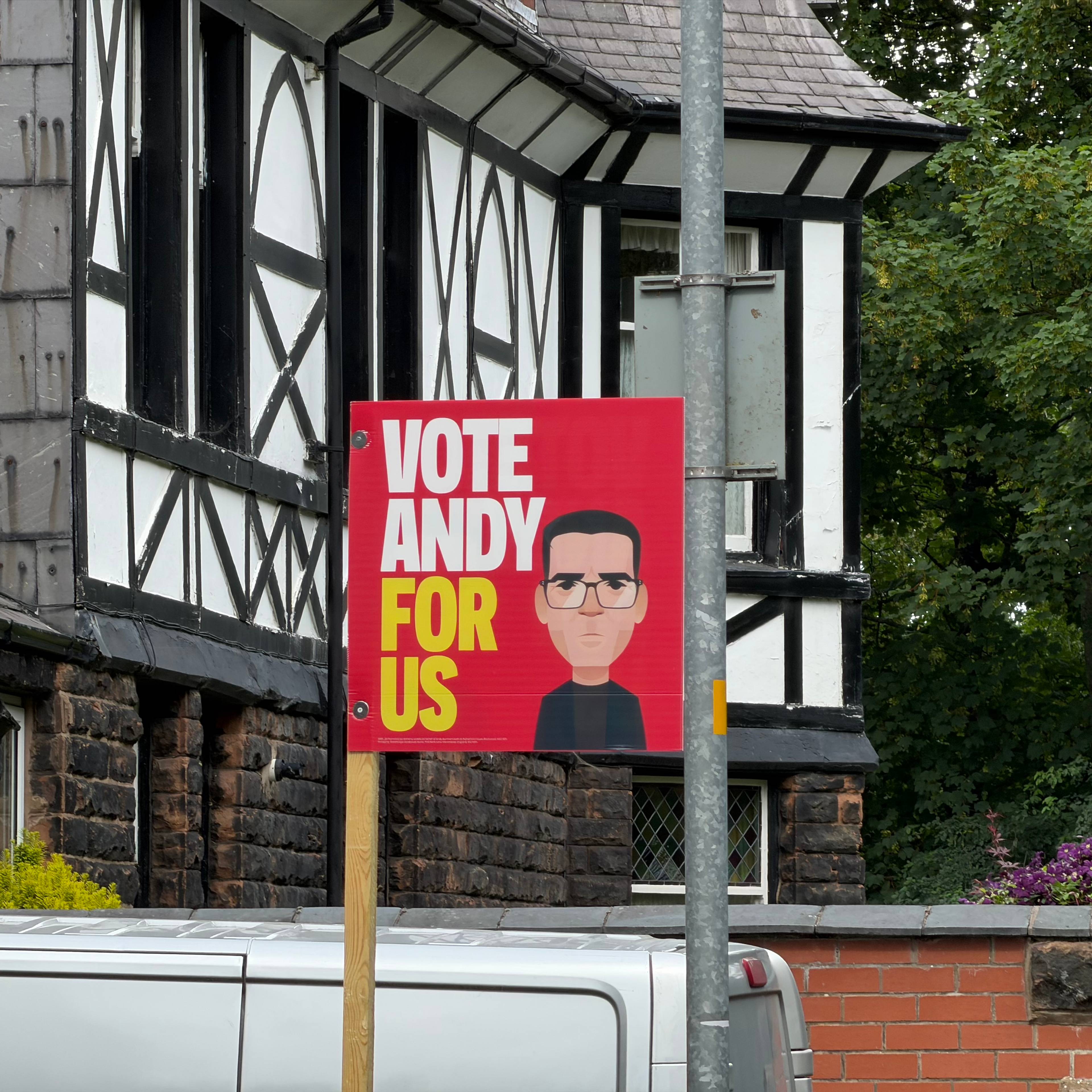 Vote Andy plakat