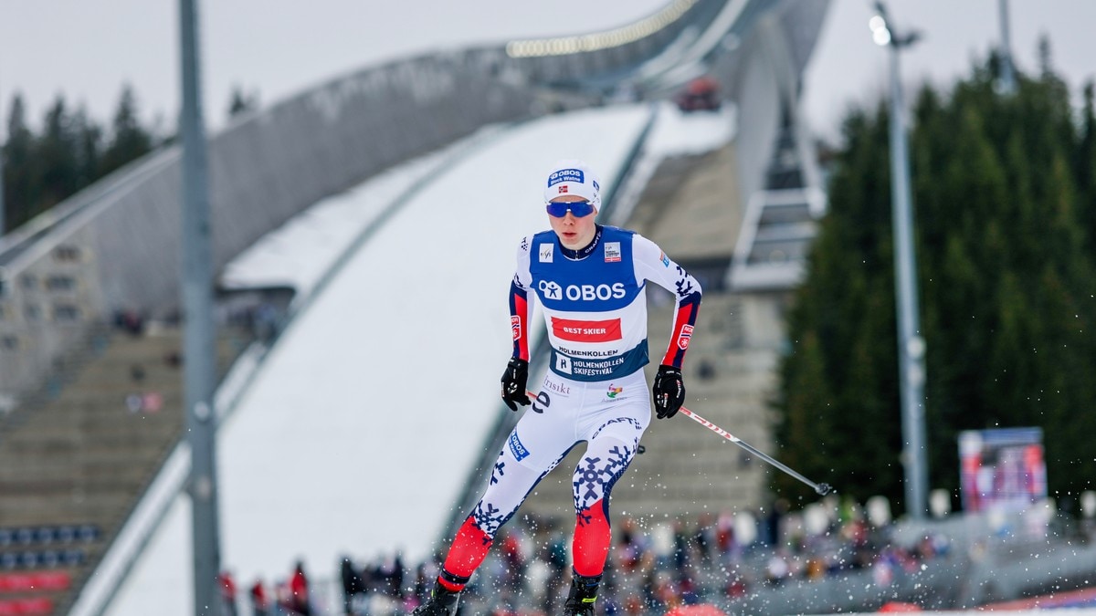 OL-mester Oftebro fikk juling i Kollen – norsk veteran gikk sitt siste renn