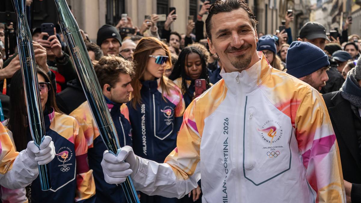 Zlatan bar OL-fakkelen