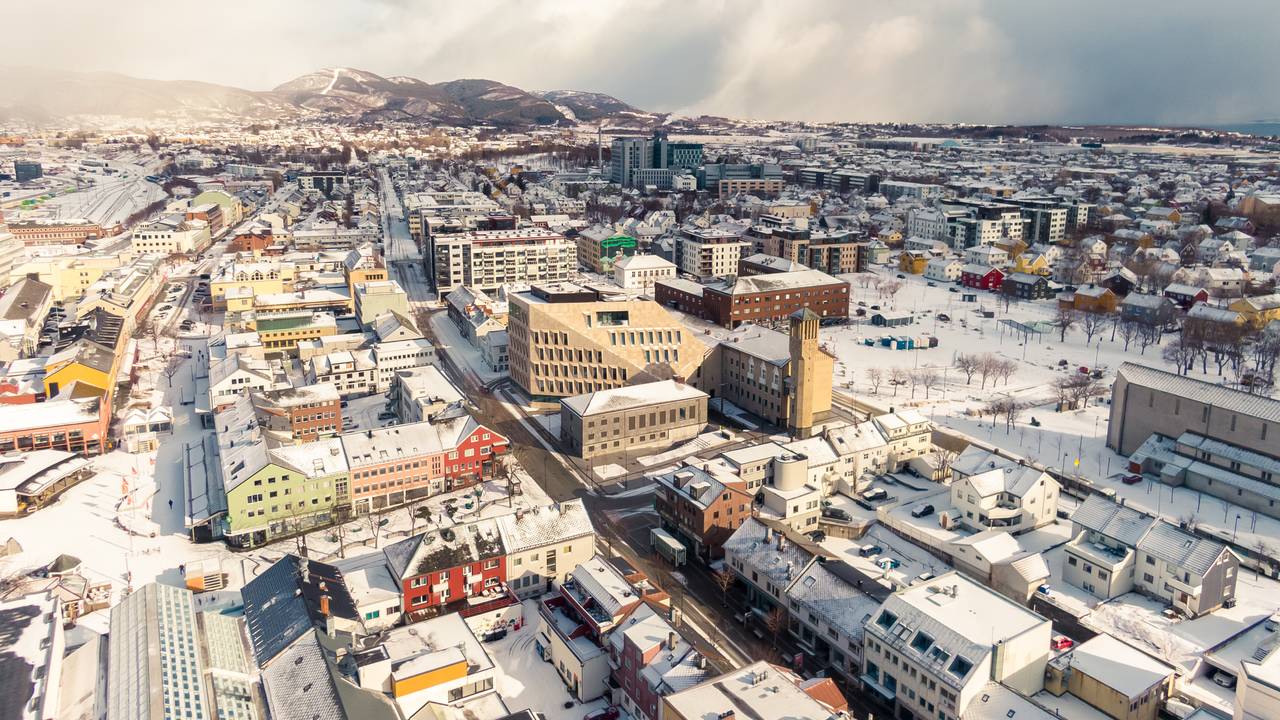 Rådhuset i Bodø sentrum.