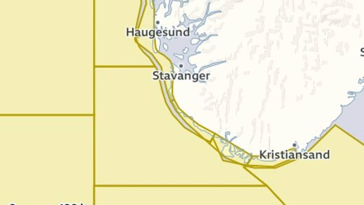 Venter mye vind langs kysten