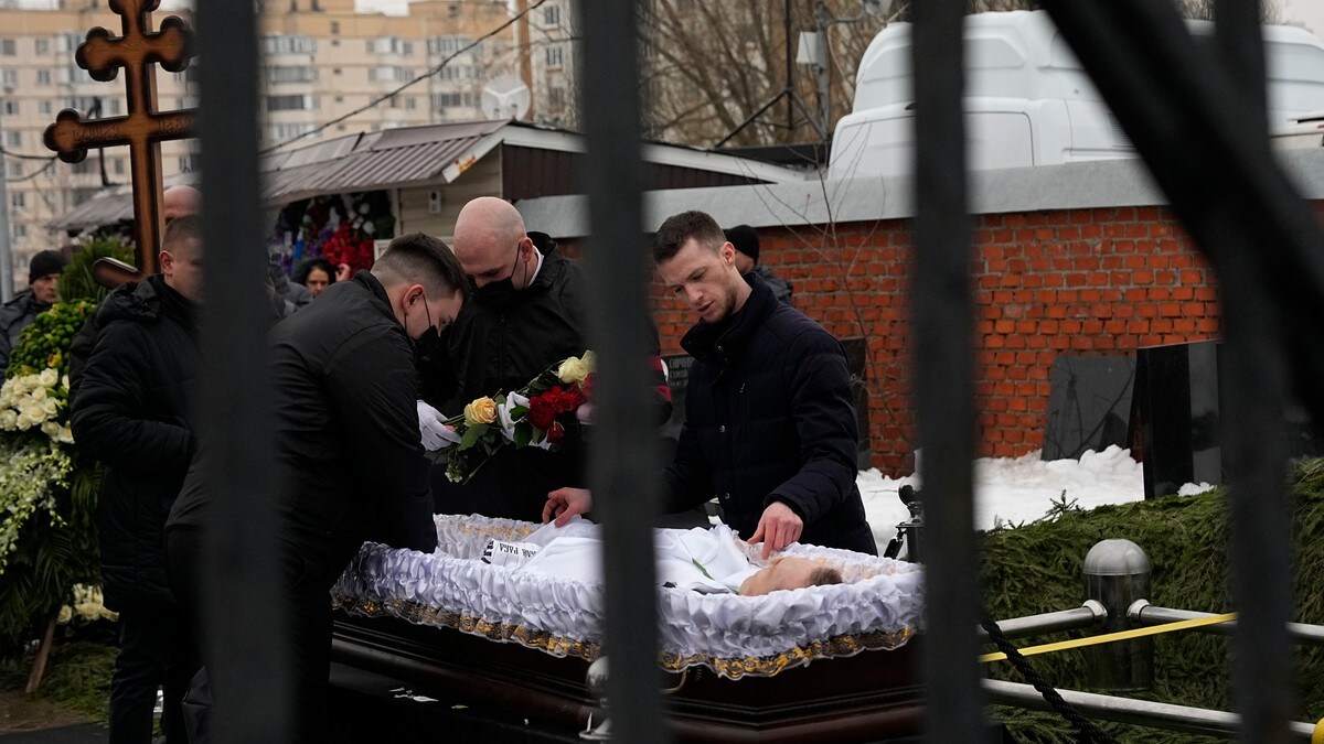 OVD: 67 personer arrestert i forbindelse med Navalnyjs begravelse