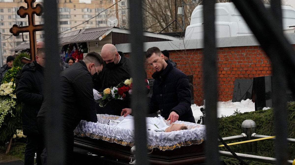 Navalnyj begravet: – Takk for all kjærlighet