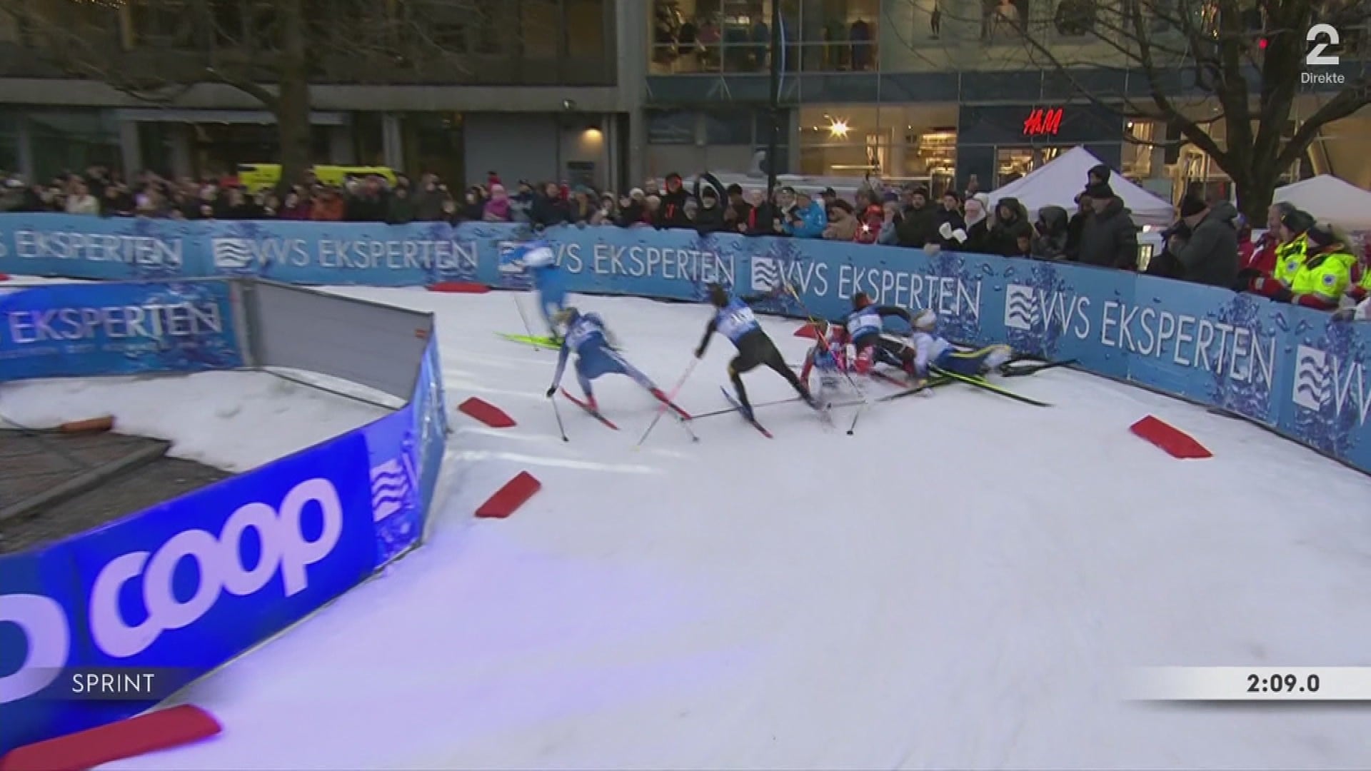 Seieren glapp for Skistad – massevelt skapte reaksjoner