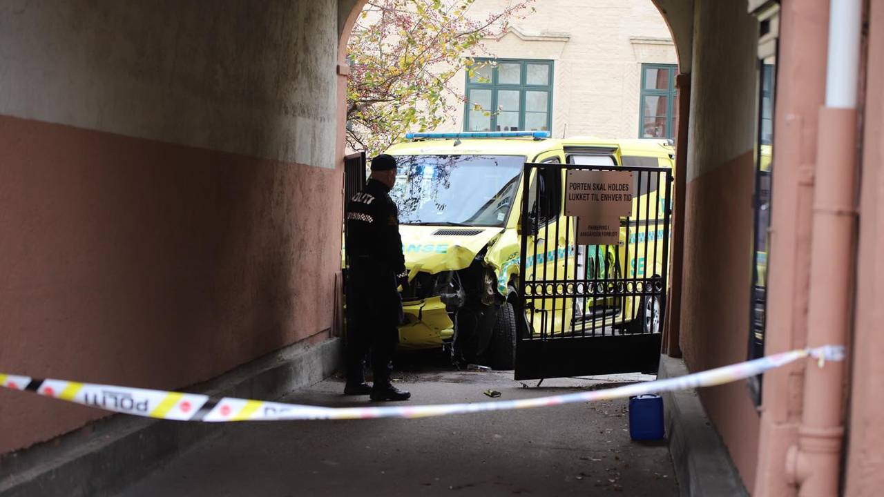 Ambulanse kapret på Torshov i Oslo