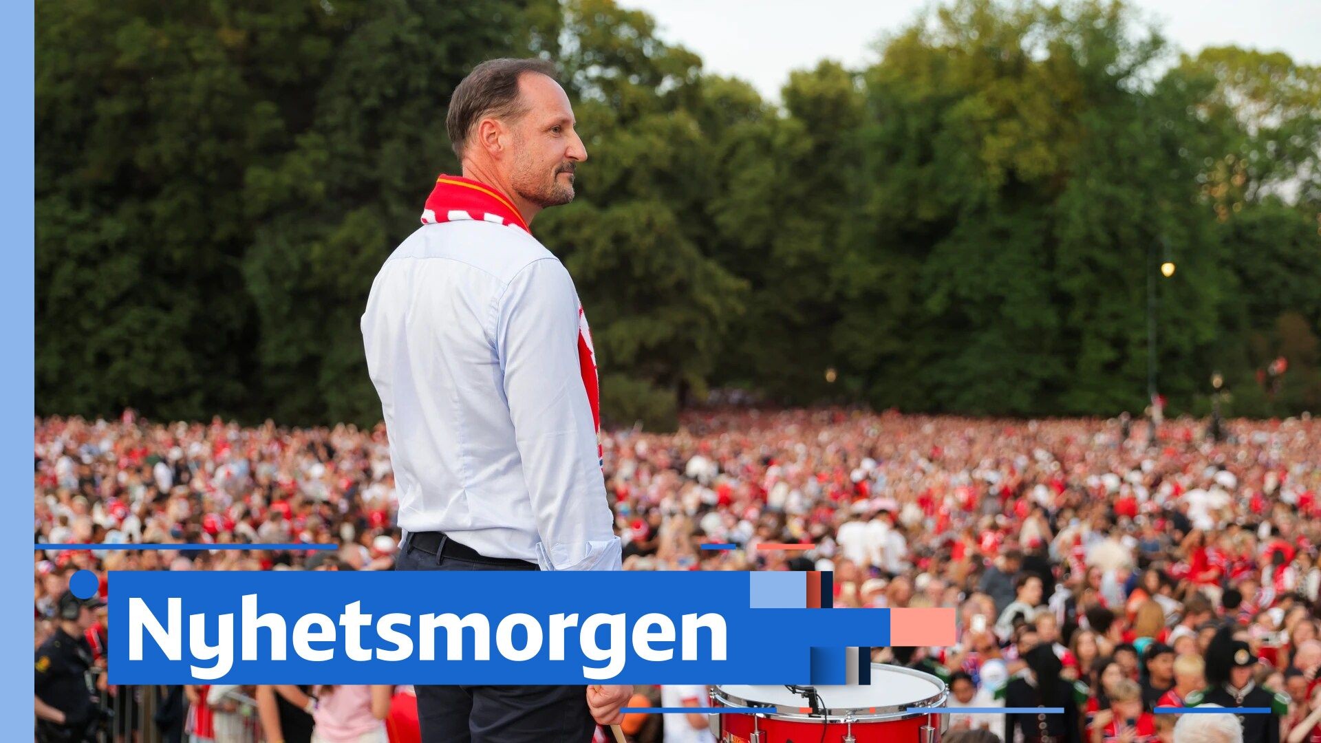 Nyhetsmorgen - TV: 14. juli · Over 150.000 møtte opp for å hylle herrelandslaget - NRK TV