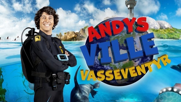 Andy er på nye eventyr og møter skapningar som lever nær og under vatn.