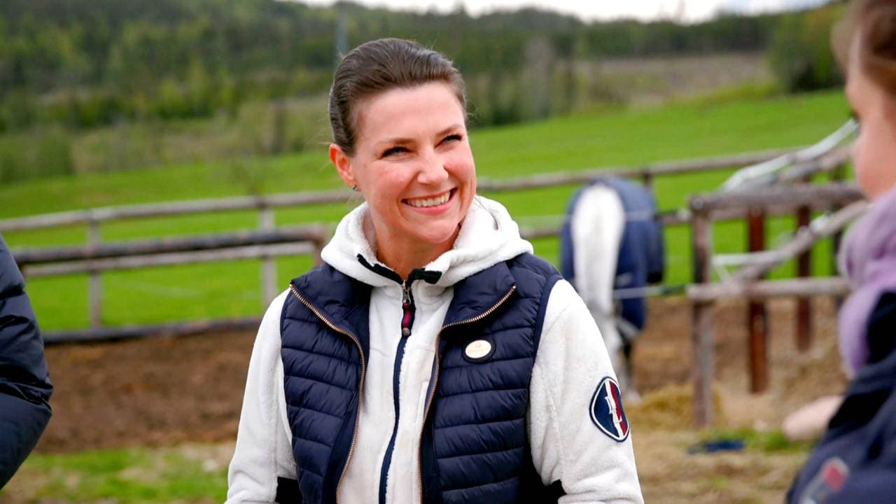 prinsesse Märtha Louise besøker familien Gullikse