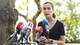 Foto: RONI REKOMAA / AFP Sanna Marin holder pressekonferanse i Helsinki 19. august