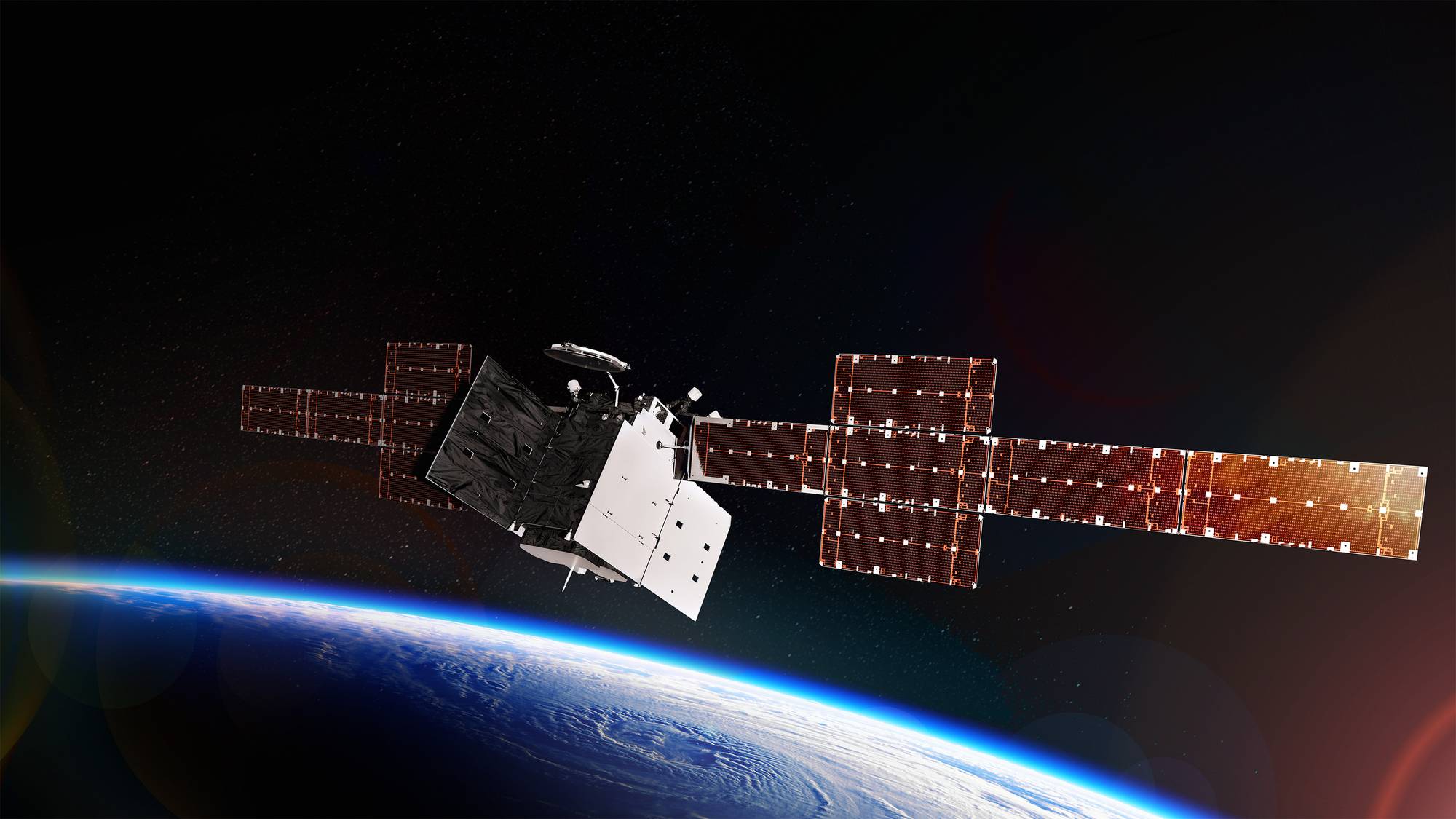 satellite in space