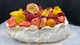 Foto: Marit Hegle Pavlova med vaniljekrem