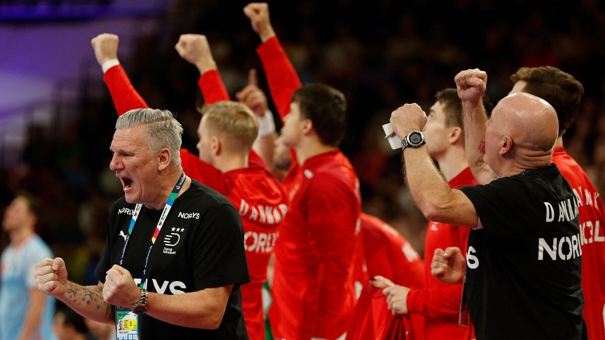 Danmark knuste Nederland i håndball-EM
