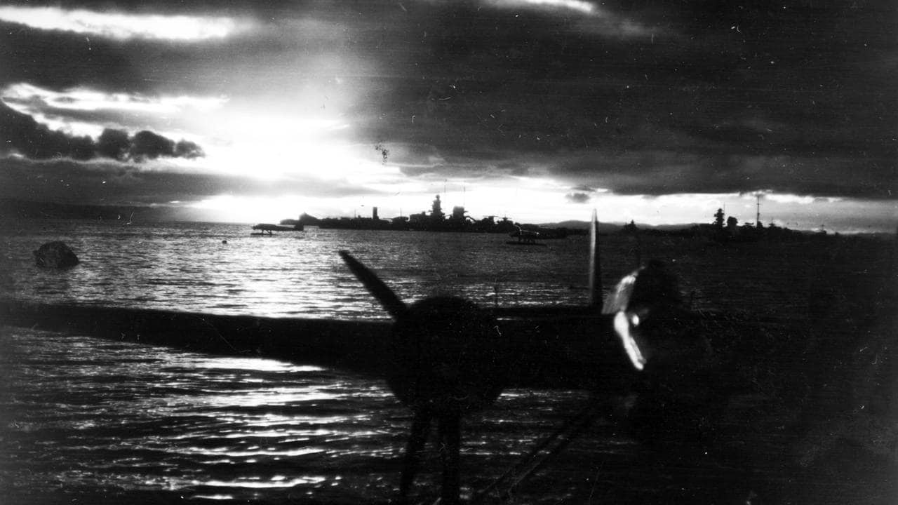 Tyske krigsskip og fly utenfor Trondheim juni 1940