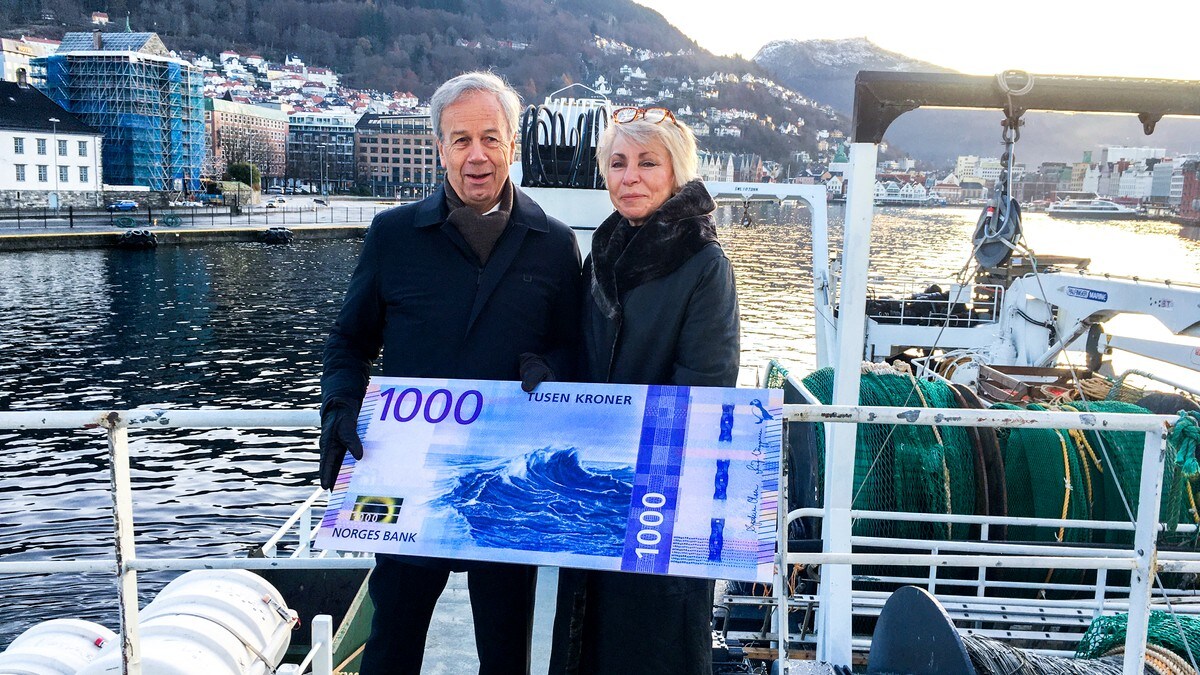 Norges Bank lanserte ny tusenlapp