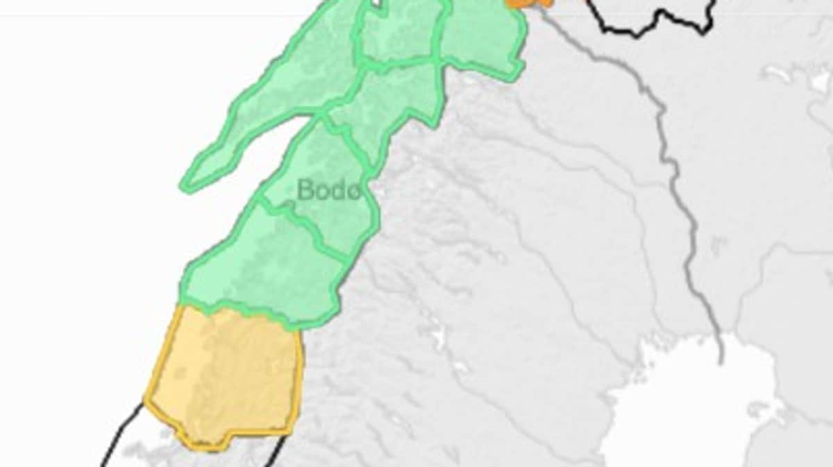 Sender ut farevarsel for sn&oslash;skred