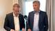 Foto: Frida Brembo / NRK Forsvarsminister Bjørn Arild Gram og fiskeriminister Bjørnar Skjæran holder pressekonferanse på Andøya.