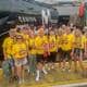 Team Wærenskjold Store deler av Team Wærenskjold etter en etappe i Tour de France, mens de fremdeles var en hel gjeng med familie og venner som fulgte rittet.