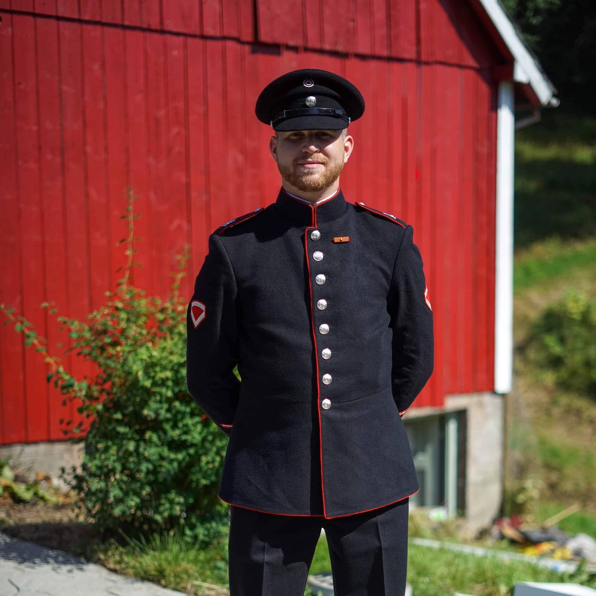en mann med hatt
