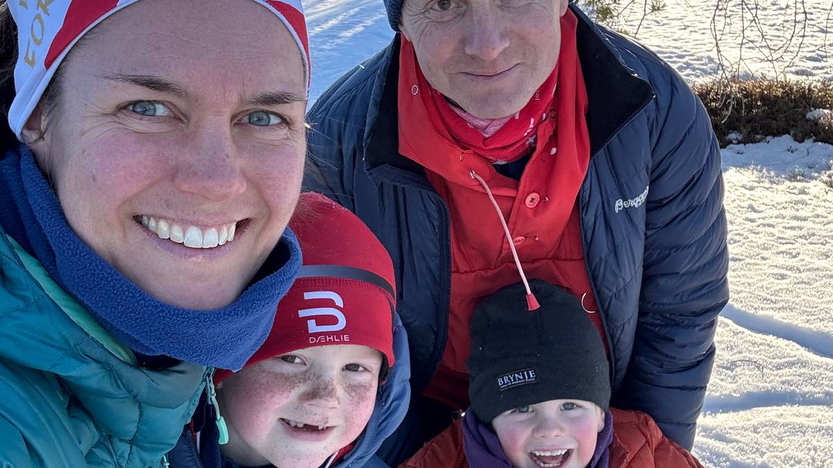 Familien måtte evakuere, bor i telt i skogen