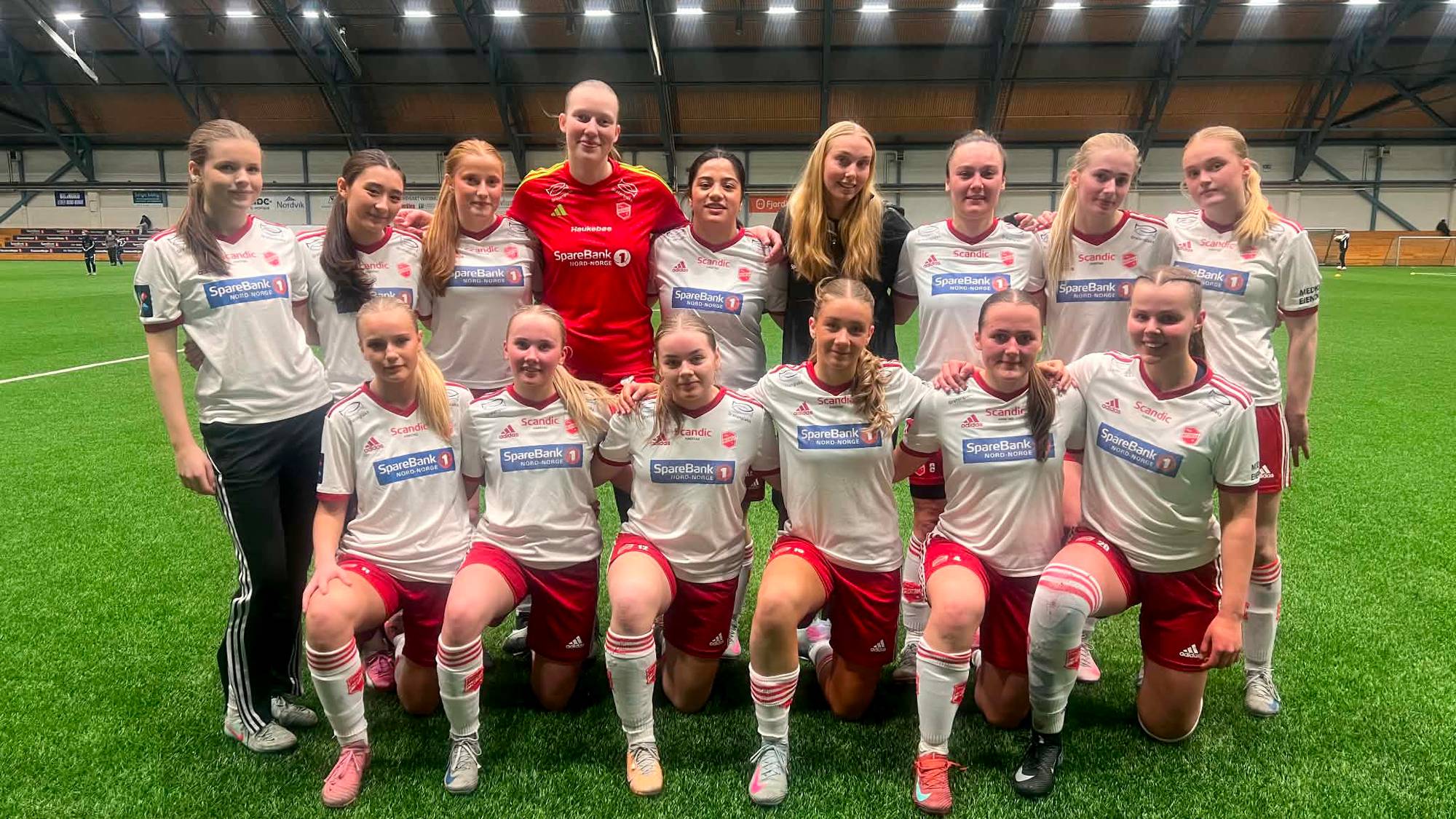 Fotballlag i drakter 