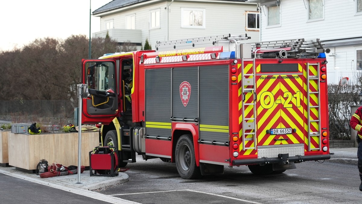 Leilighetsbrann på Volvat: Mann kritisk skadet